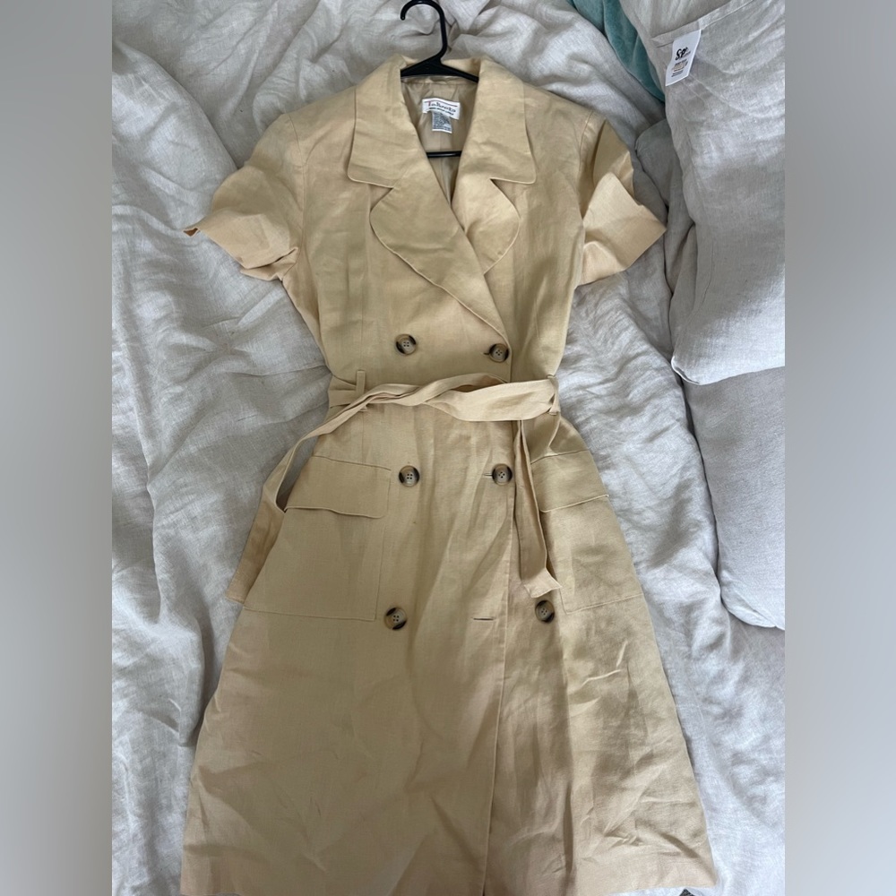 Talbots Irish linen dress